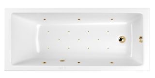 Гидромассажная ванна Whitecross Wave 0101.170075.100.RELAX.GL 170x75см Relax золото